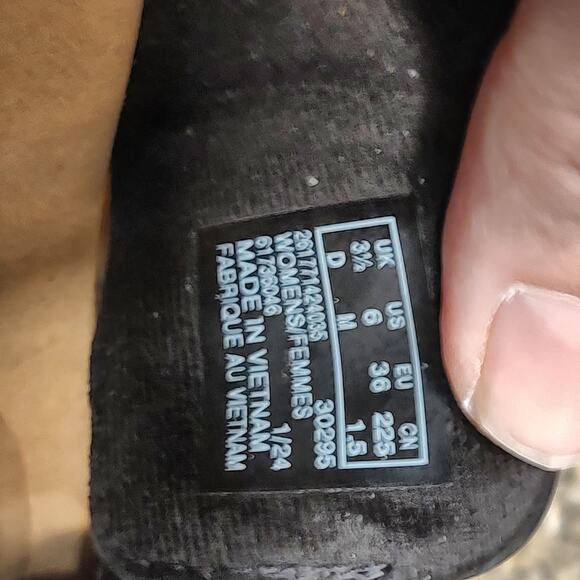 Clarks Collection Black Wedge Sandals Size 6M ID 201171424035 - Picture 10 of 12